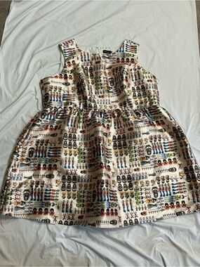 Modcloth | Dresses | Modcloth Fabulous Fit And Flare Shirt Dress Retro  Short Sleeve Embroidered Sz 2 | Poshmark
